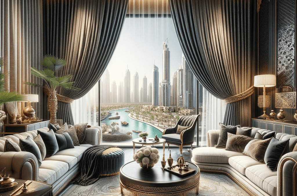 Pleated Blackout Curtains in Dubai