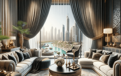 Pleated Blackout Curtains in Dubai