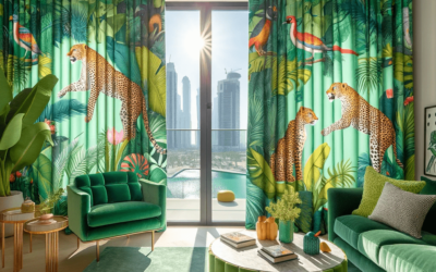 Printed Blackout Curtains in Dubai