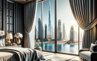 Thermal Insulated Blackout Curtains in Dubai