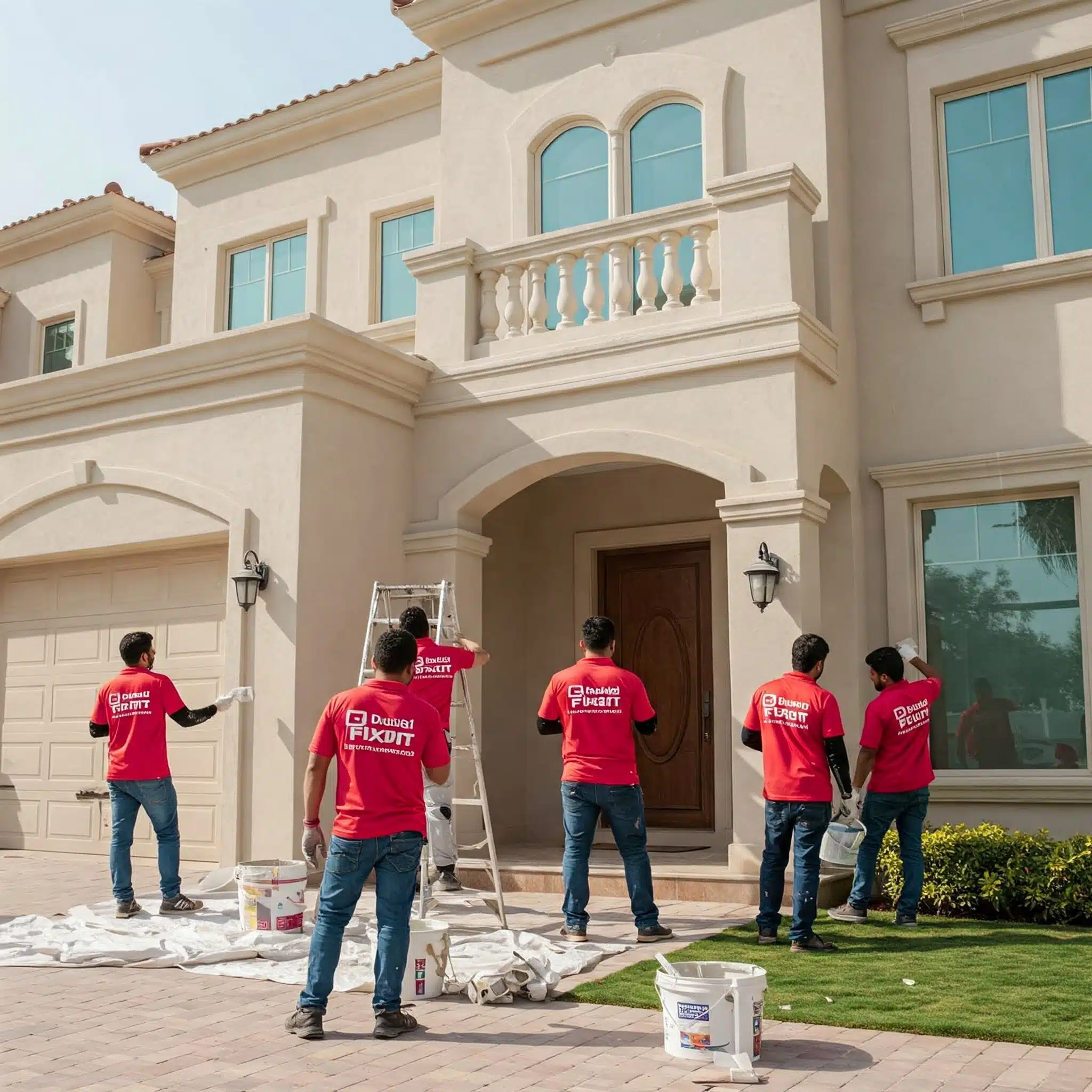 Exterior Villa Painting Arabian Ranches